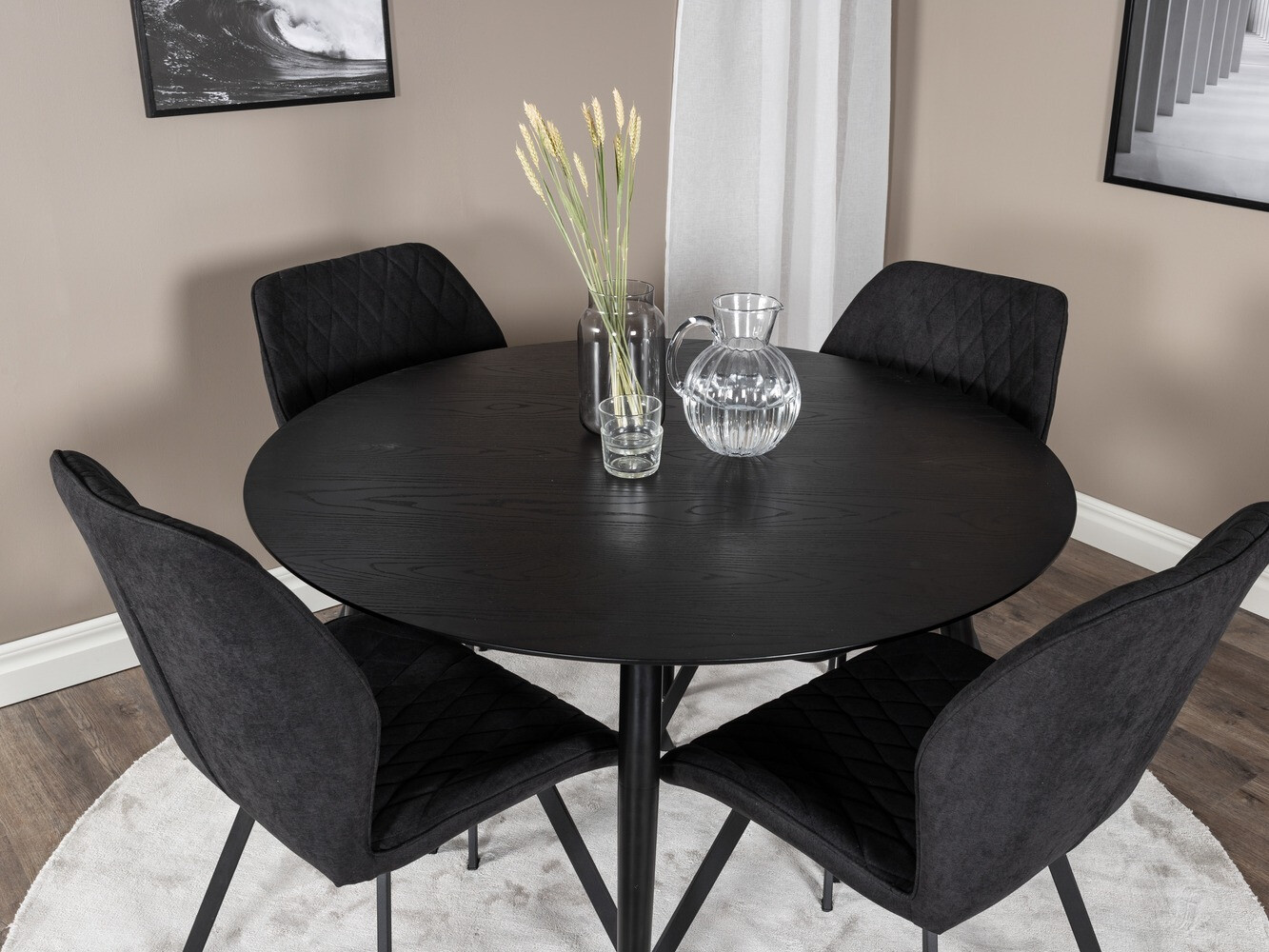 Dining set Dallas 1562 (Black)