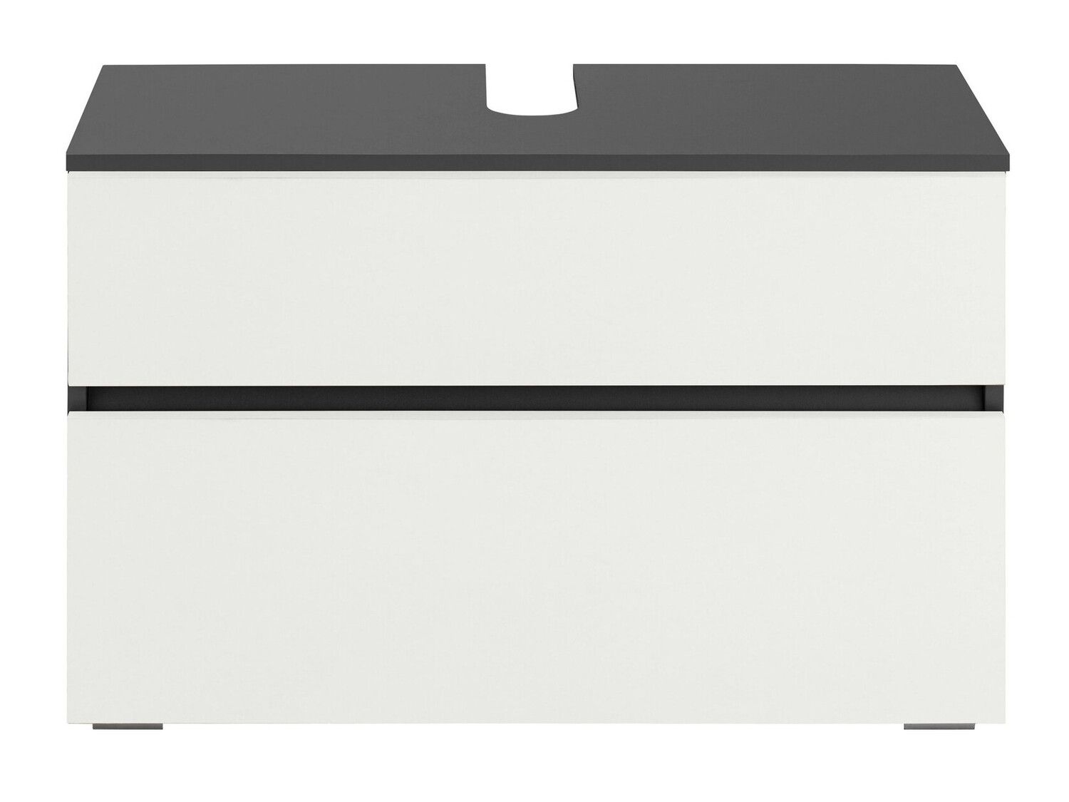 Standing bathroom cabinet for washbasin Soncamu 109 (White + Anthracite)