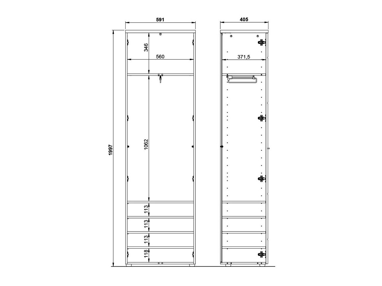 Wardrobe Salciro 103