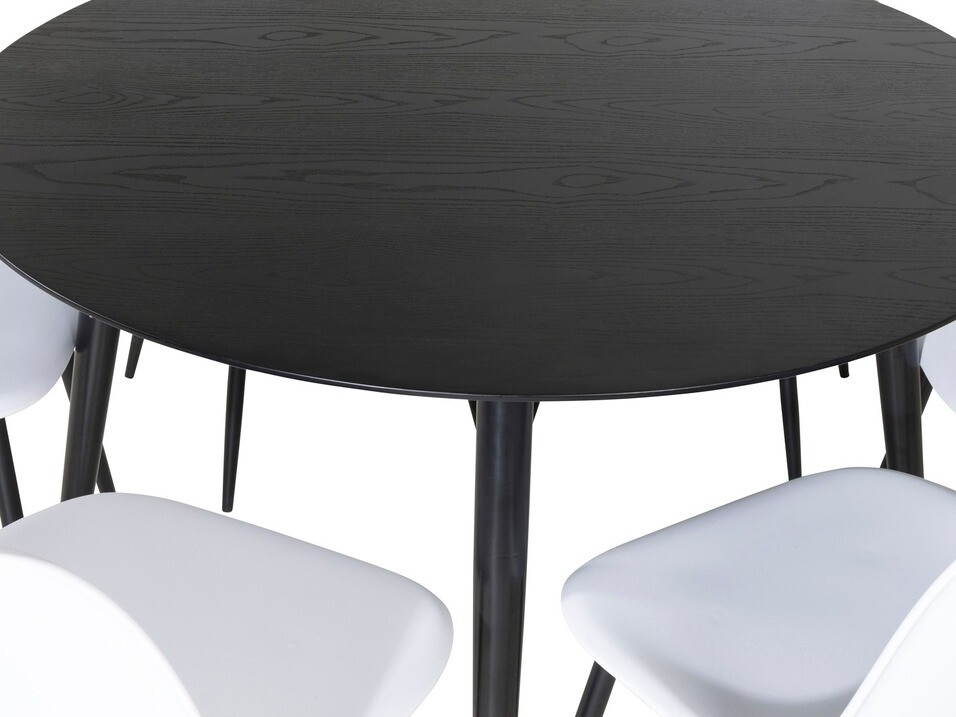 Dining set Dallas 1563 (White + Black)