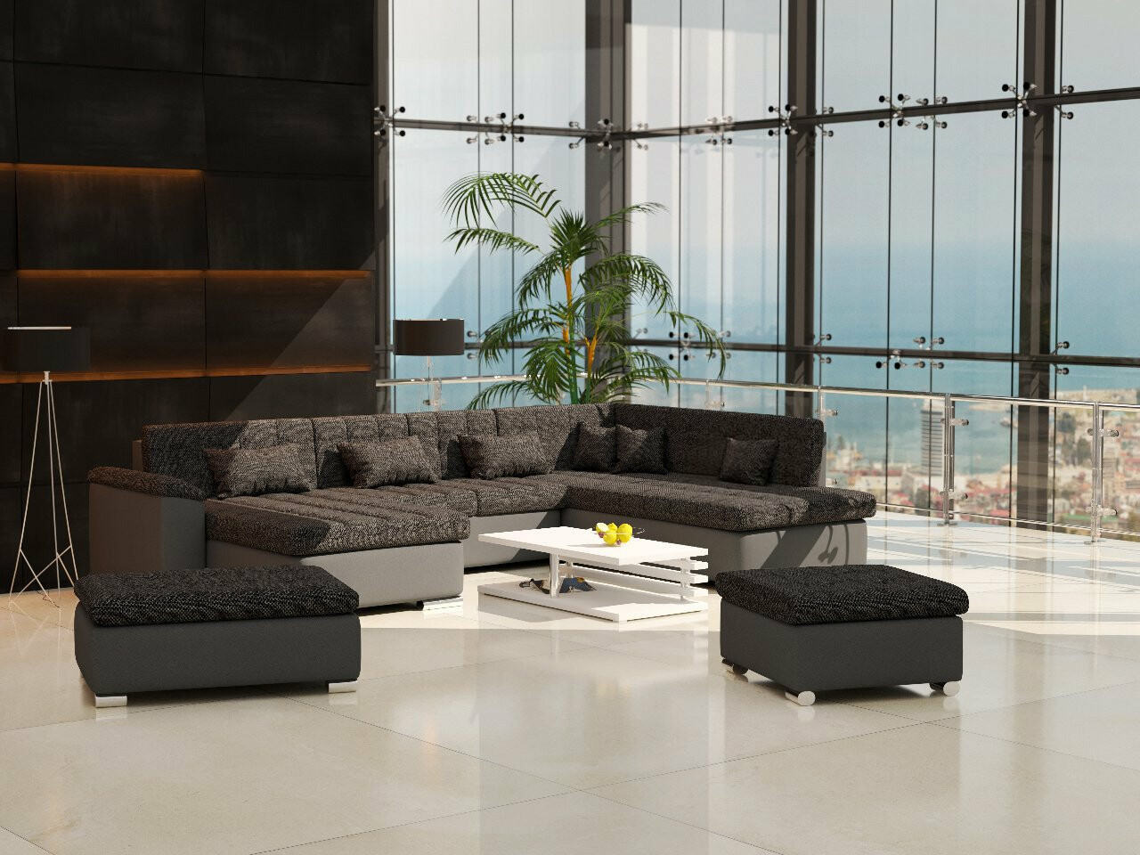 Upholstered furniture set Comfivo Gemma II (Soft 020 + Majorka 03)