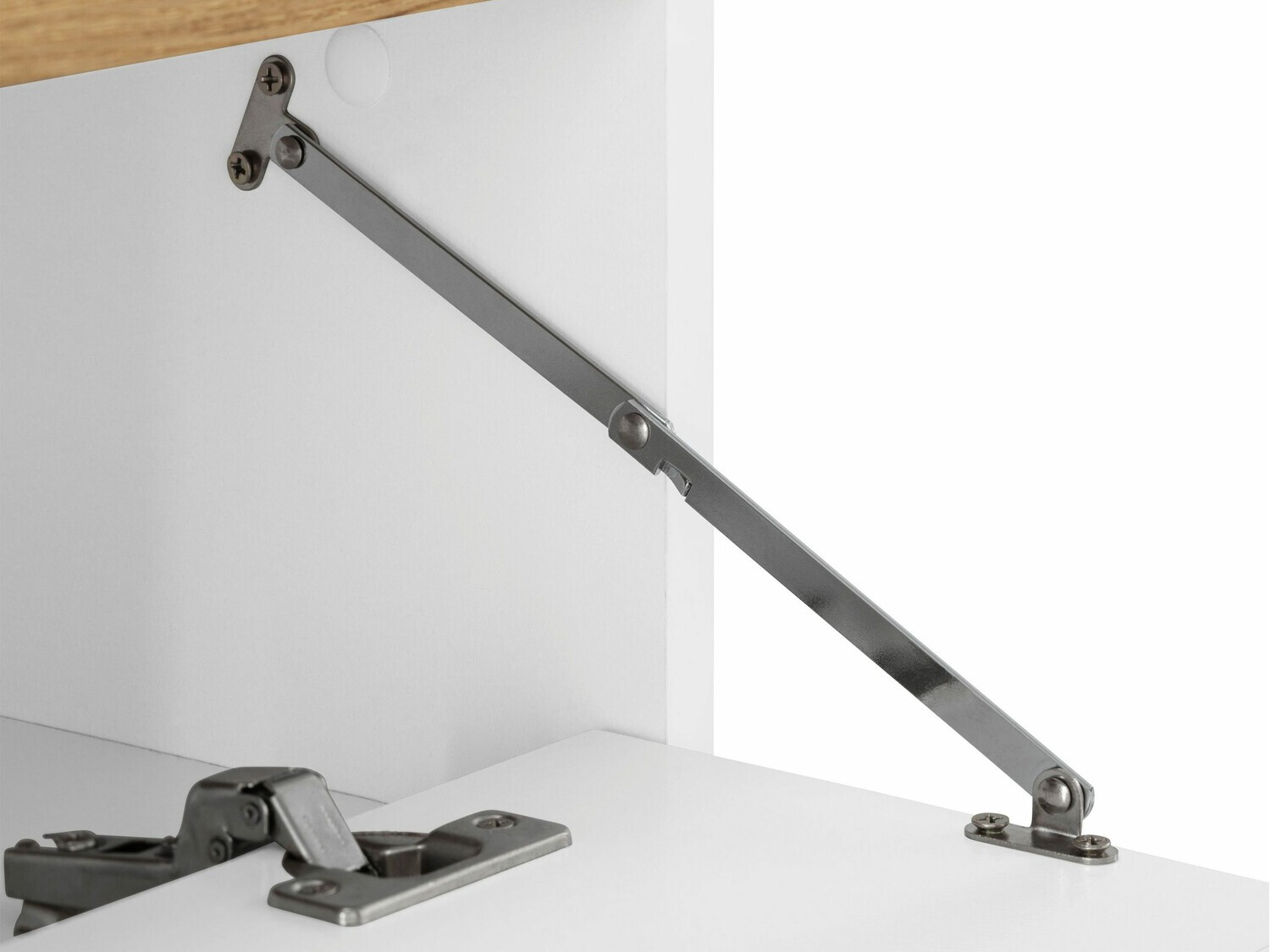 Όρθιο ντουλάπι νιπτήρα μπάνιου Denton 840 (Άσπρο + Δρυς)