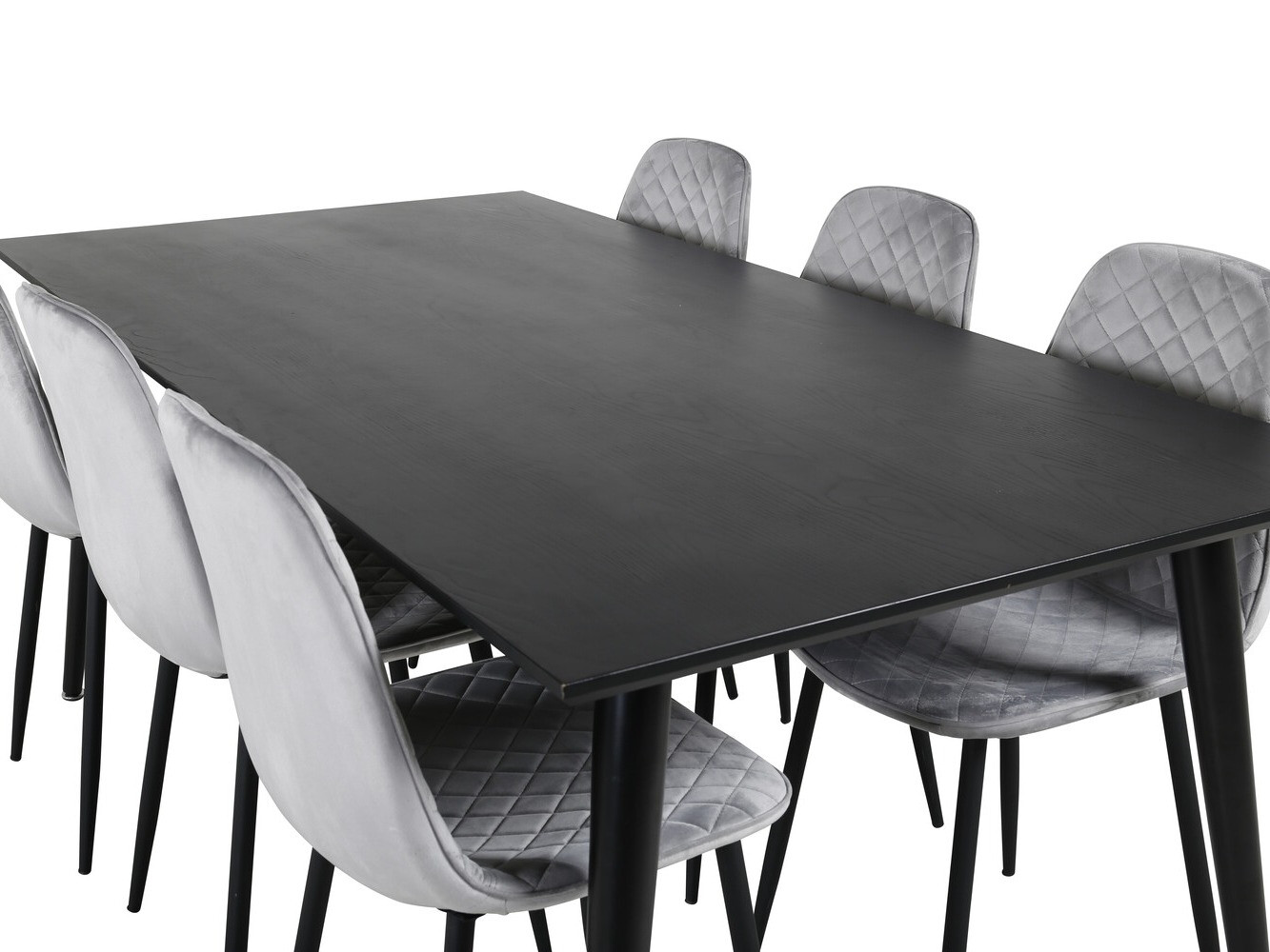 Dining set Dallas 2596 (Grey + Black)