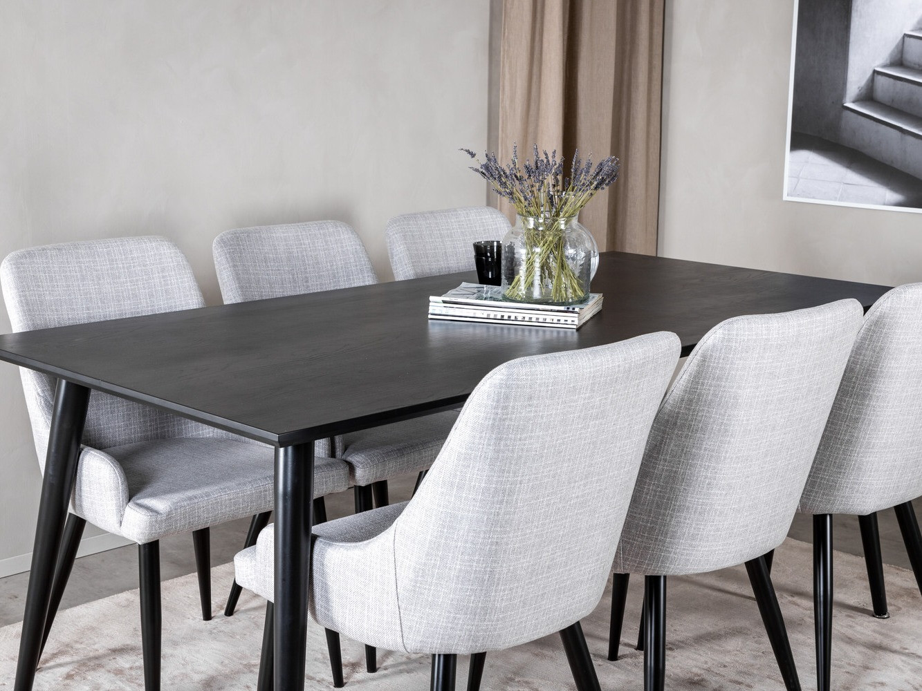 Dining set Dallas 2599 (Black)