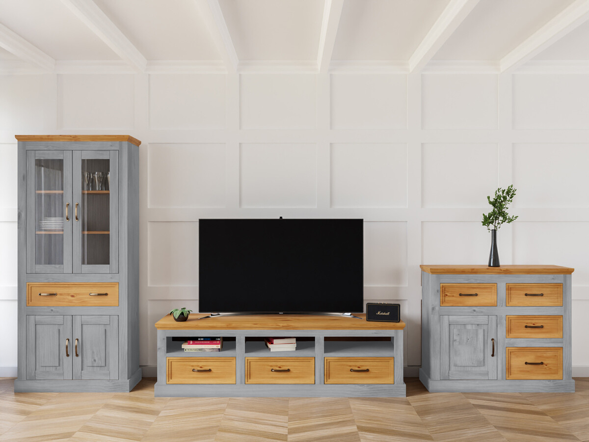 Living room set Tolelio 115 (Grey + Pine)