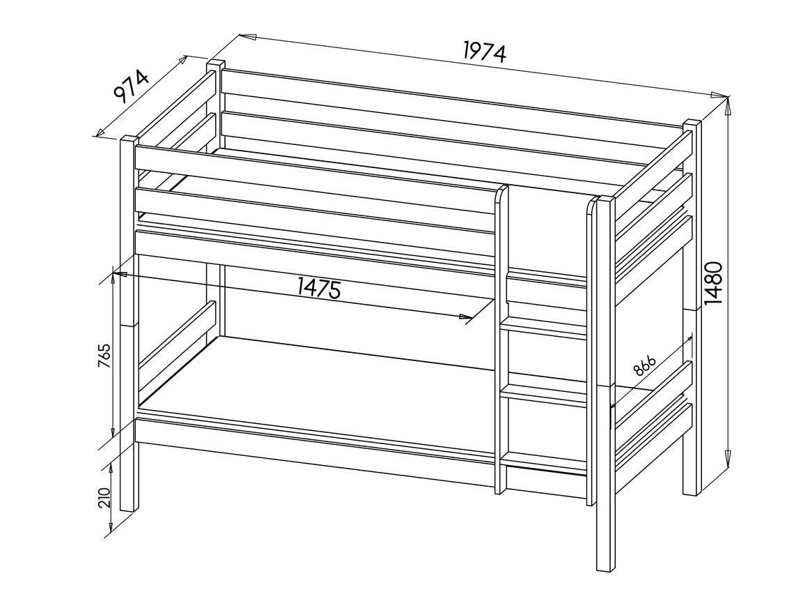 Κουκέτα Ogden 163 (Ανθρακί)
