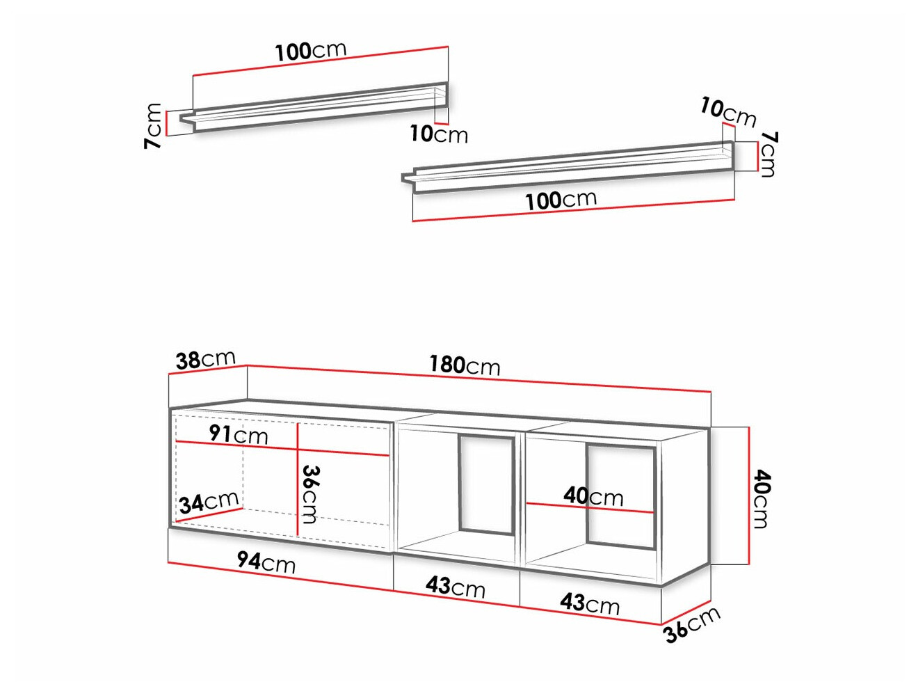 Σετ επίπλων σαλονιού Fraga