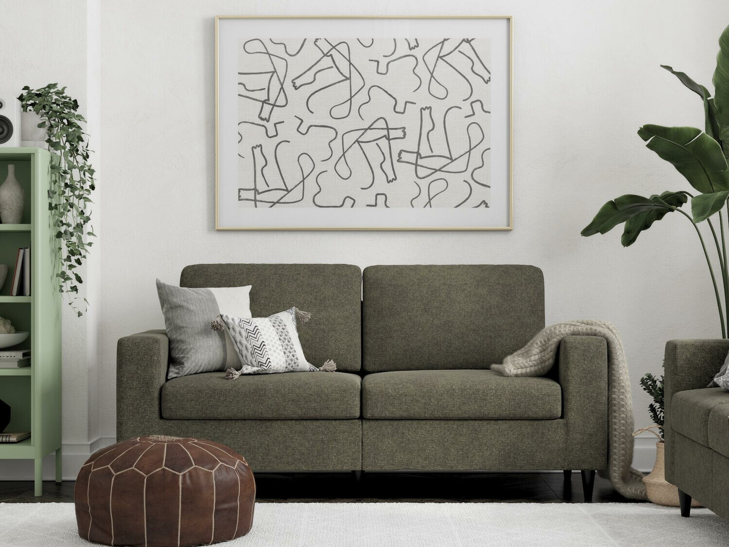 Sofa Tulsa 444 (Dark grey)