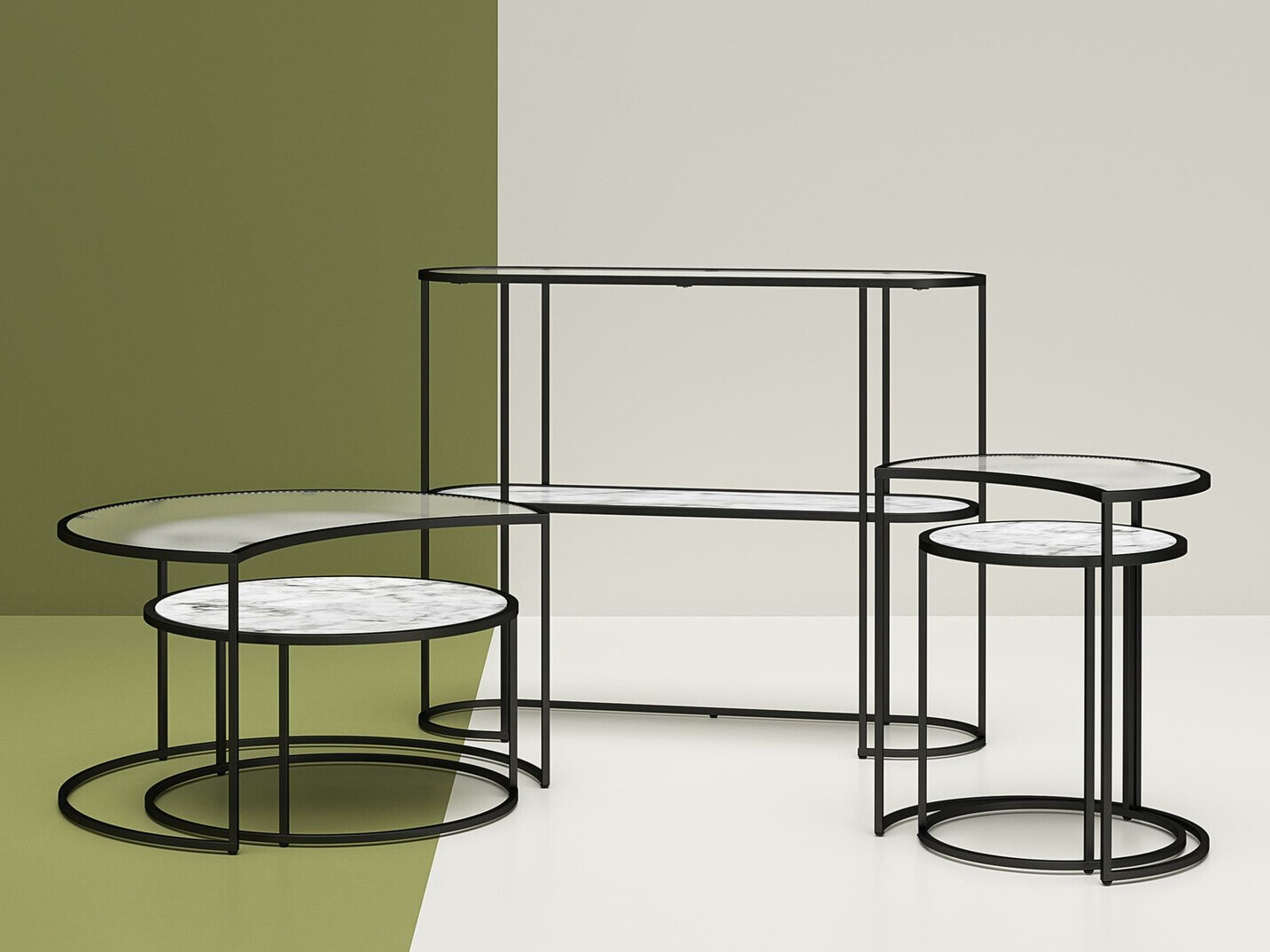 Nest of side tables Tulsa 453