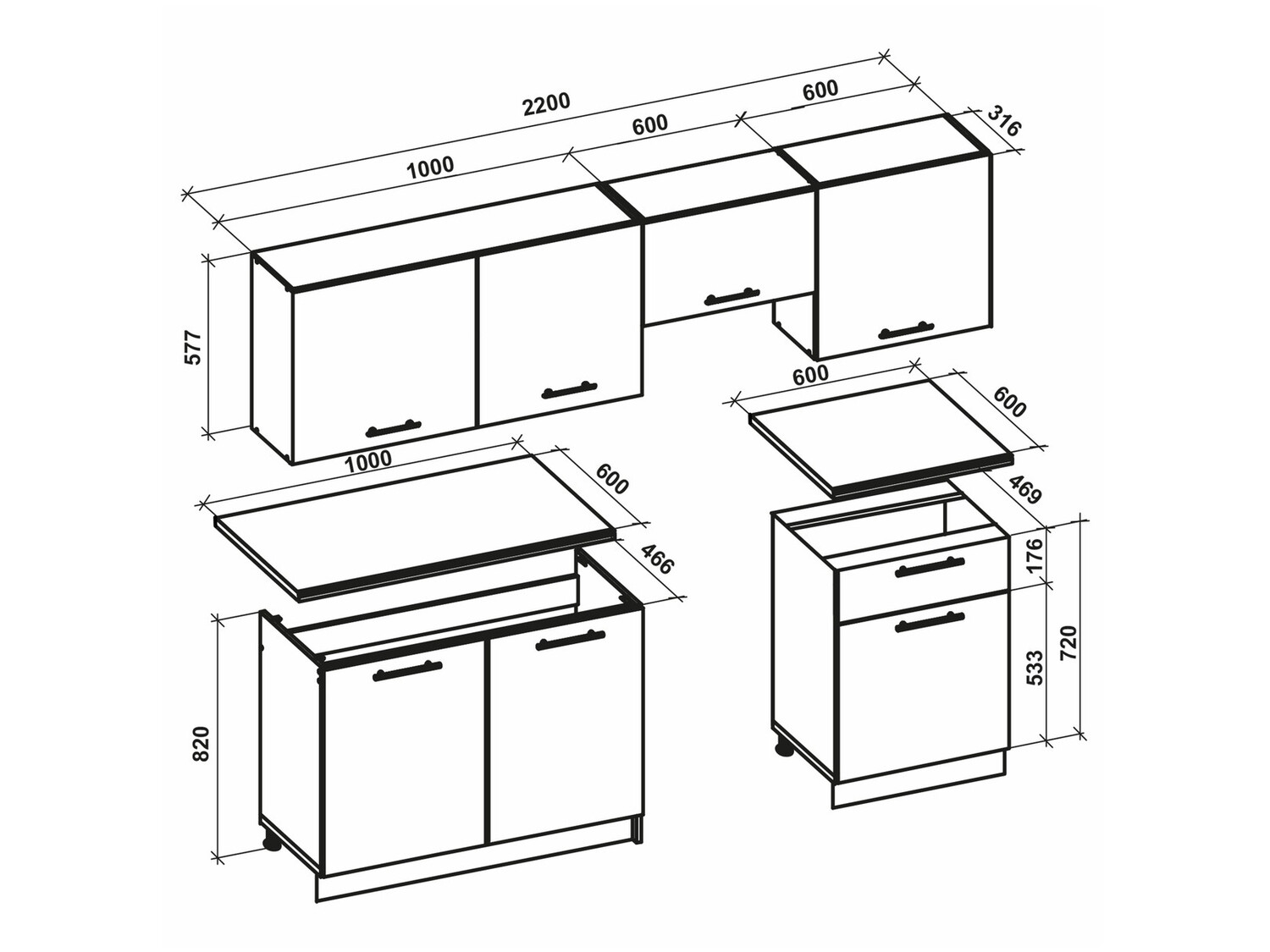 Kitchen set Houston 1332
