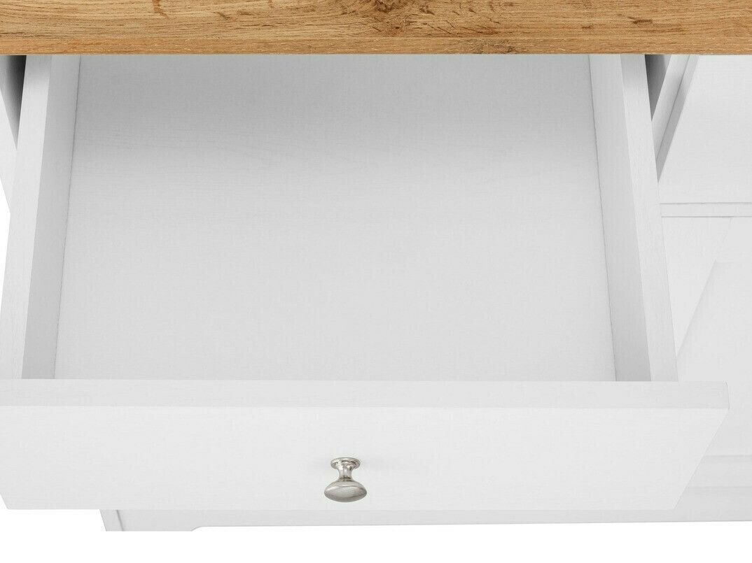 Bookcase Denton 893 (White + Oak)