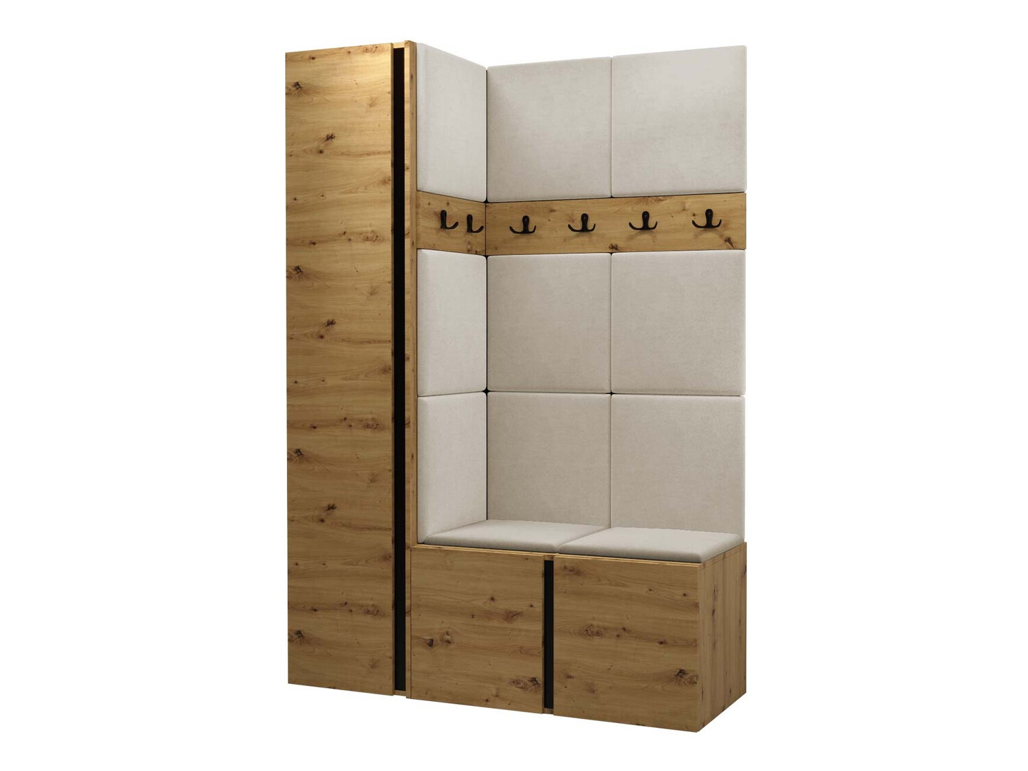 Σετ διαδρόμου Pinis IX (Artisan βελανιδιά)