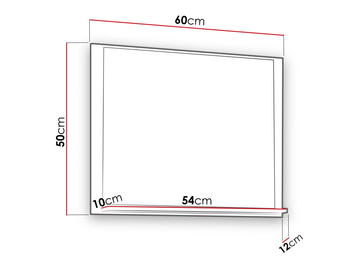 Καθρέφτης μπάνιου Velum (Artisan βελανιδιά)