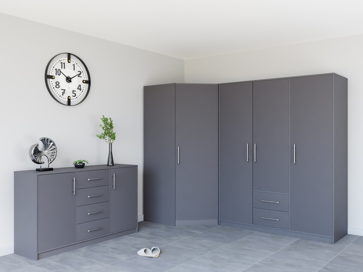 Wardrobe Cavmero 102 (Anthracite)