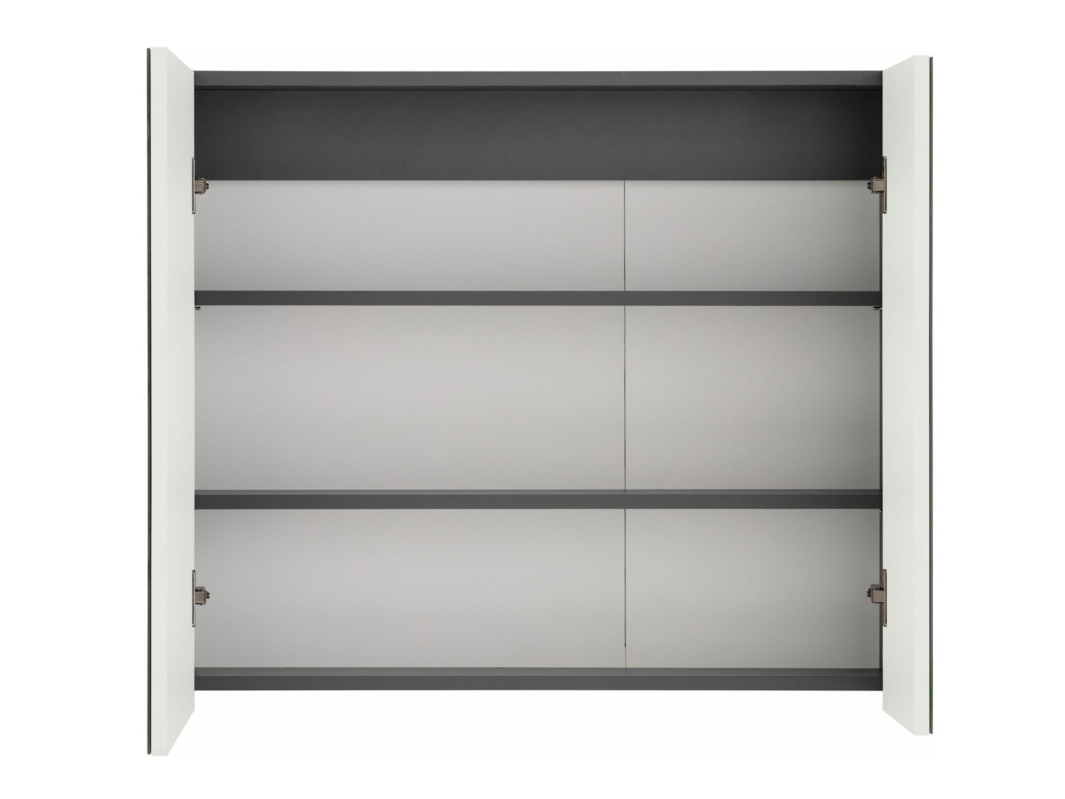 Bathroom mirror cabinet Soncamu 104 (White + Anthracite)