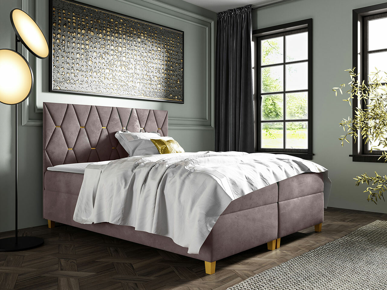 Κρεβάτι continental Baltimore 176 (Fresh 9)