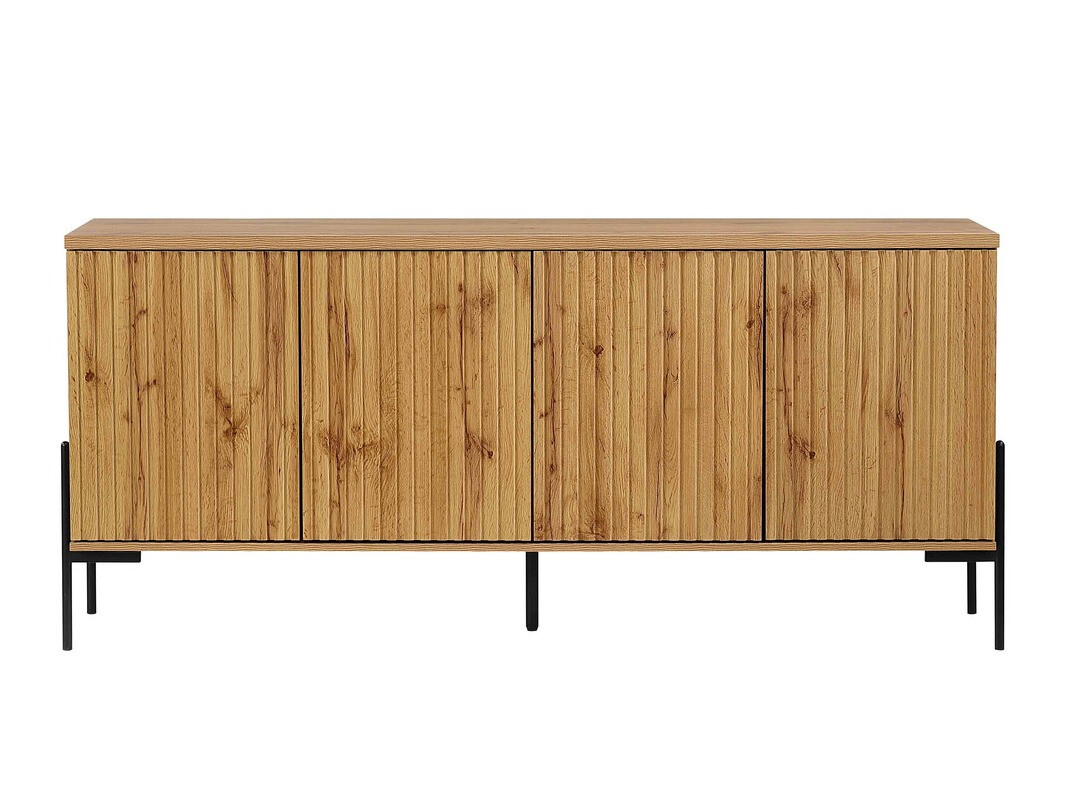 Μπουφέ Denton 977 (Μαύρο + Δρυς wotan)