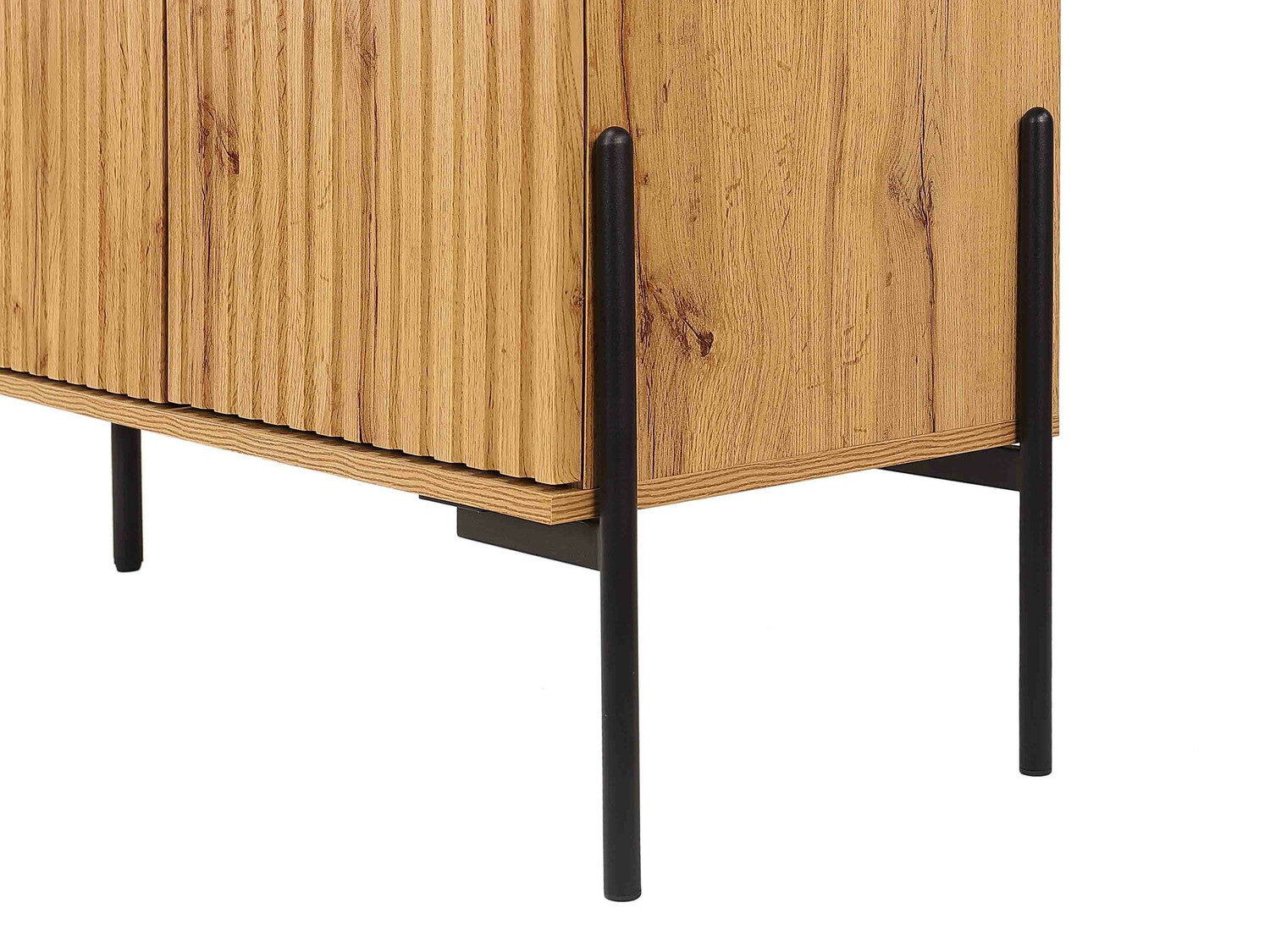 Μπουφέ Denton 977 (Μαύρο + Δρυς wotan)