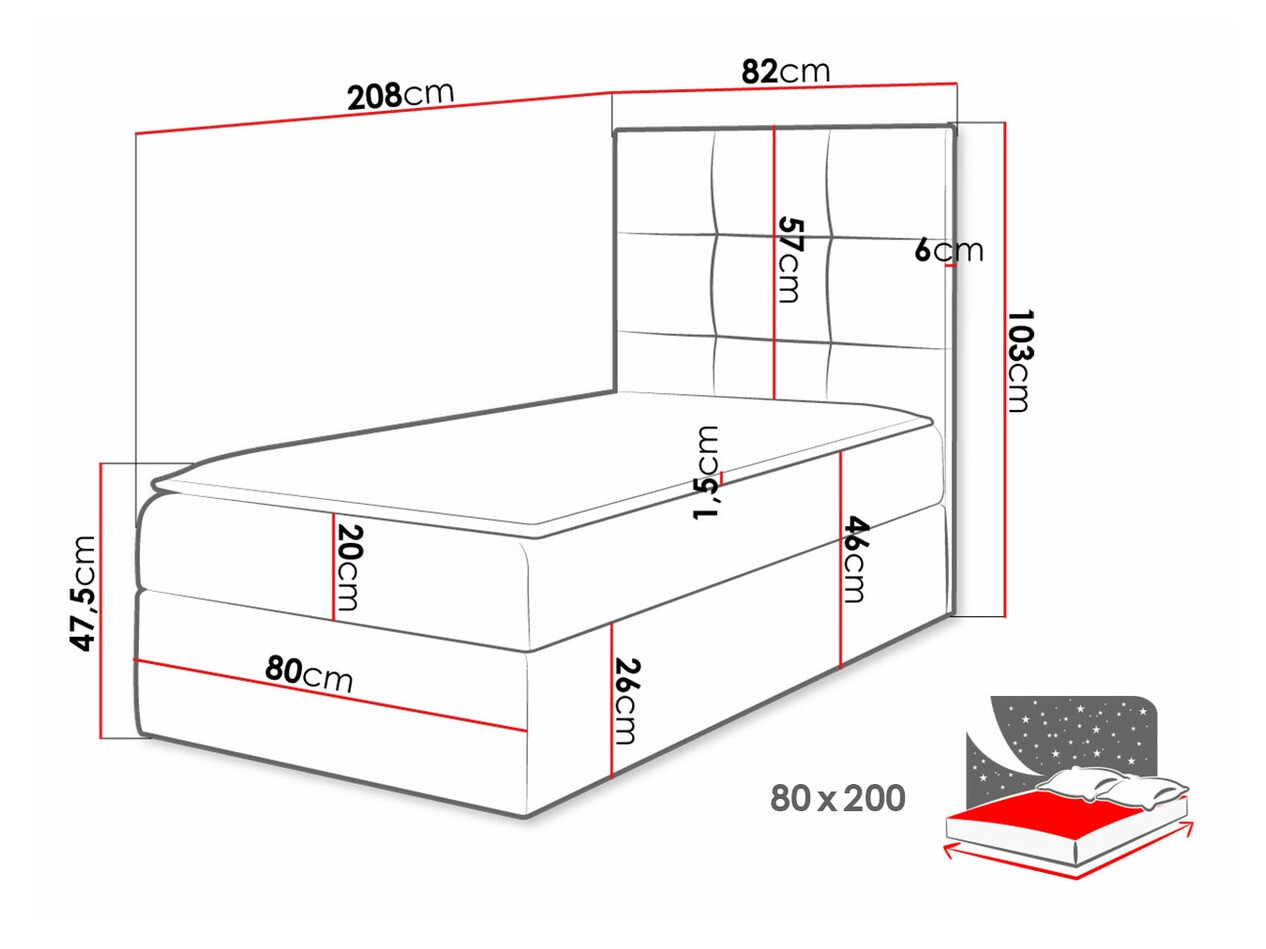 Continental bed Nomen (Soft 010)