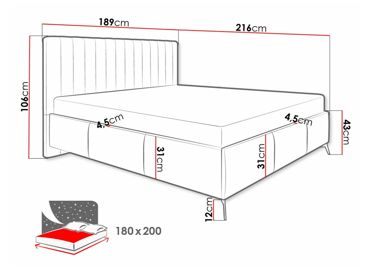 Κρεβάτι ComfiDream Onana (Fresh 01)
