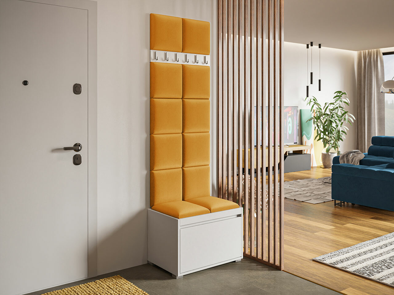 Σετ διαδρόμου Comfivo Pinus VII (Άσπρο + Manila 32)