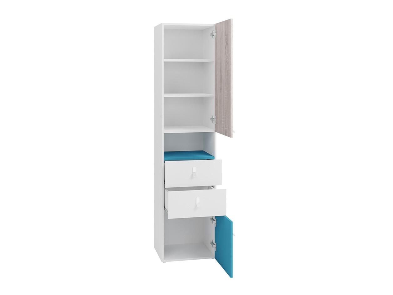 Children's room set Camteso 114 (Black + Oak + Beige)