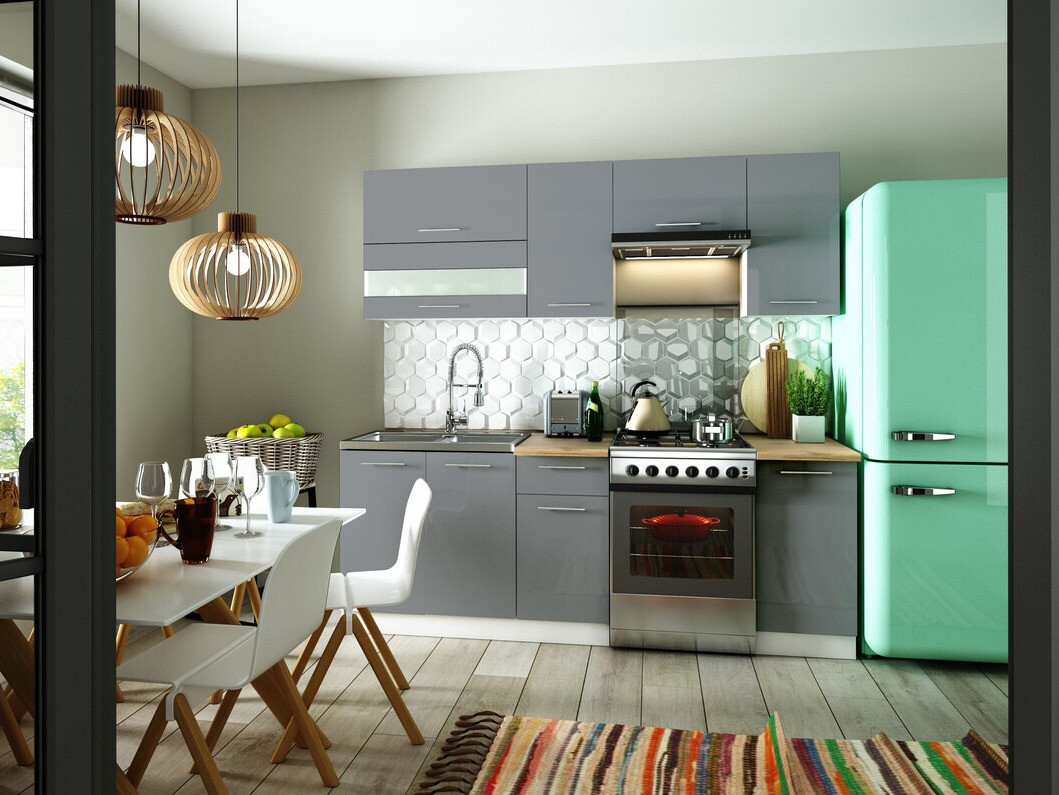 Modular kitchen set Tiffa Grey 104
