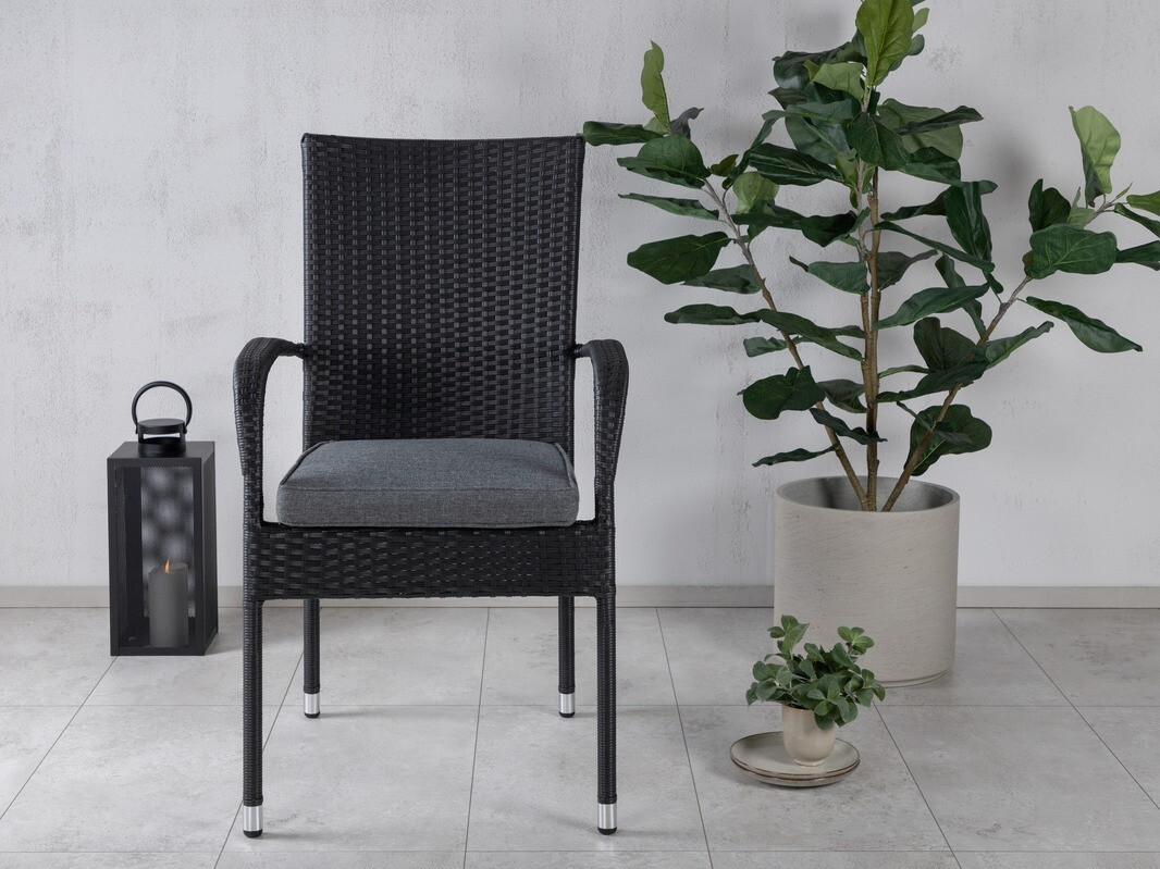 Outdoor chair Dallas 736 (Black)