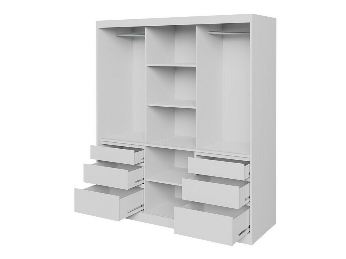 Wardrobe Toledo 120 (Lefkas oak + Black)
