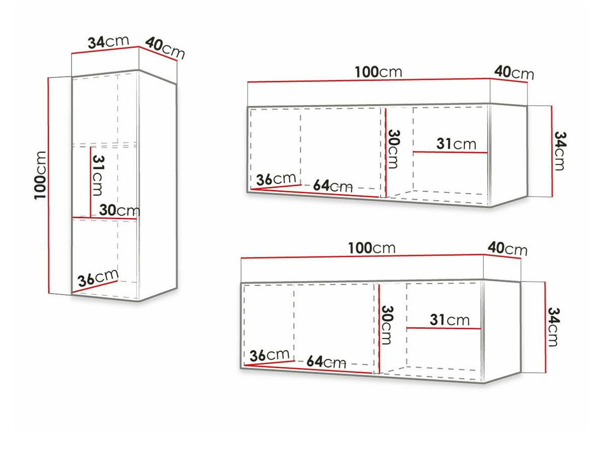 Σετ επίπλων σαλονιού Anulio VI (Άσπρο)