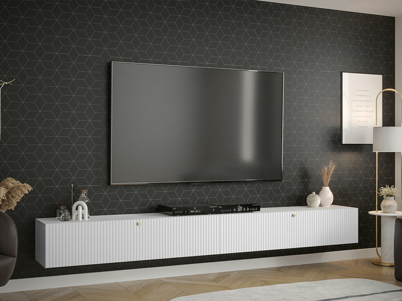 TV stand Anulio II (White)