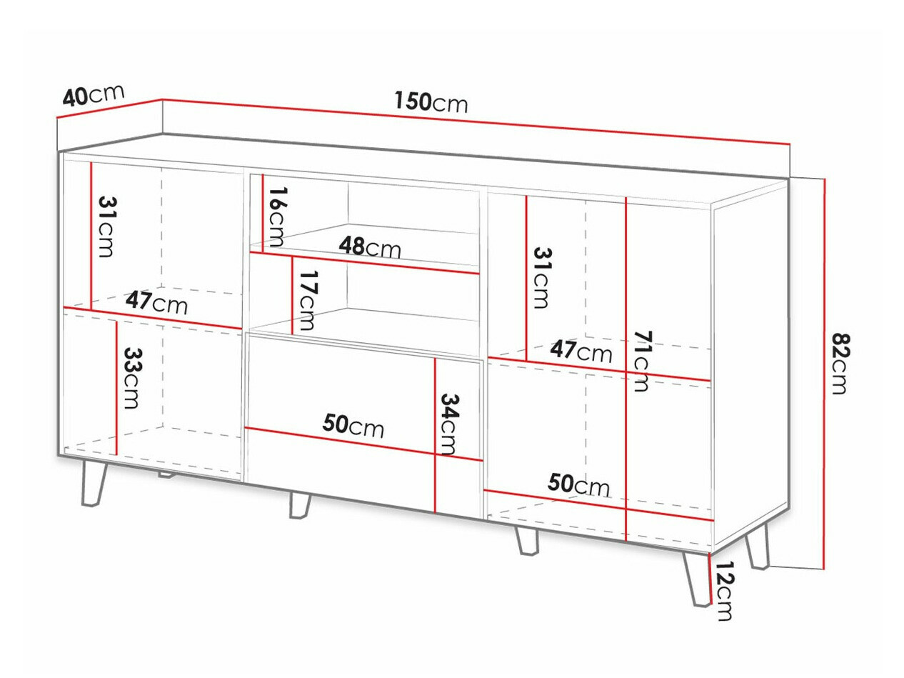 Συρταριέρα Comes (Δρυς wotan)