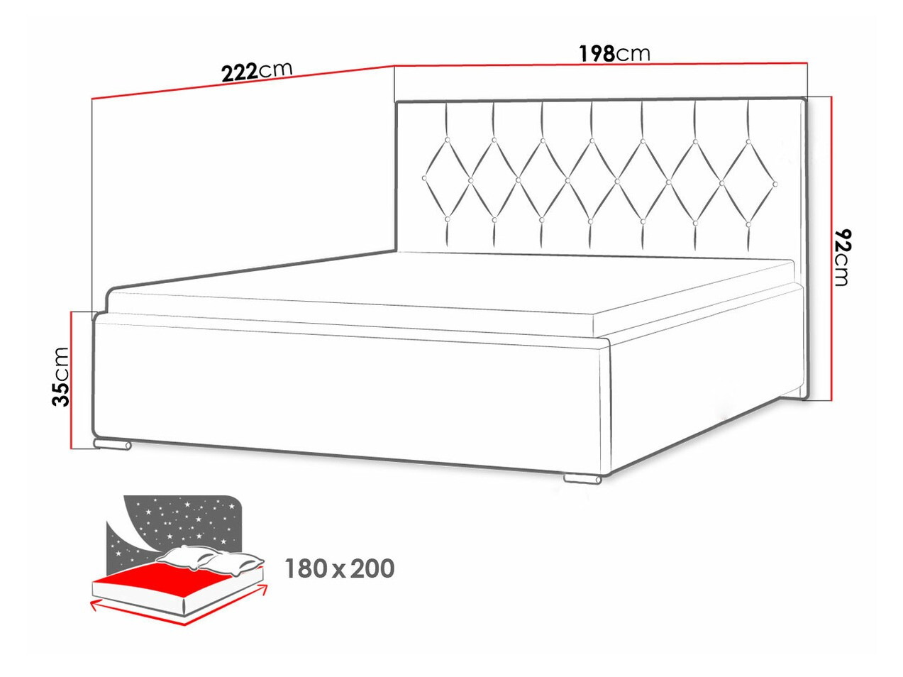 Κρεβάτι Hortulus I (Mikrofaza 05)