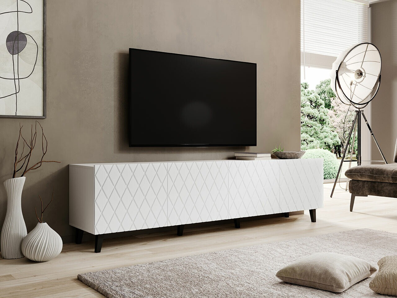 TV stand Charlotte 174 (White)