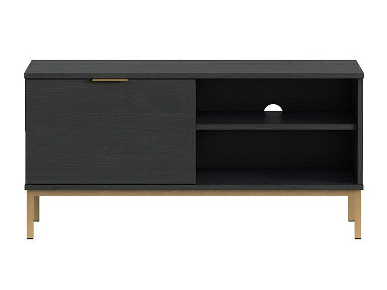 TV stand Providence R105 (Black oak + Golden)