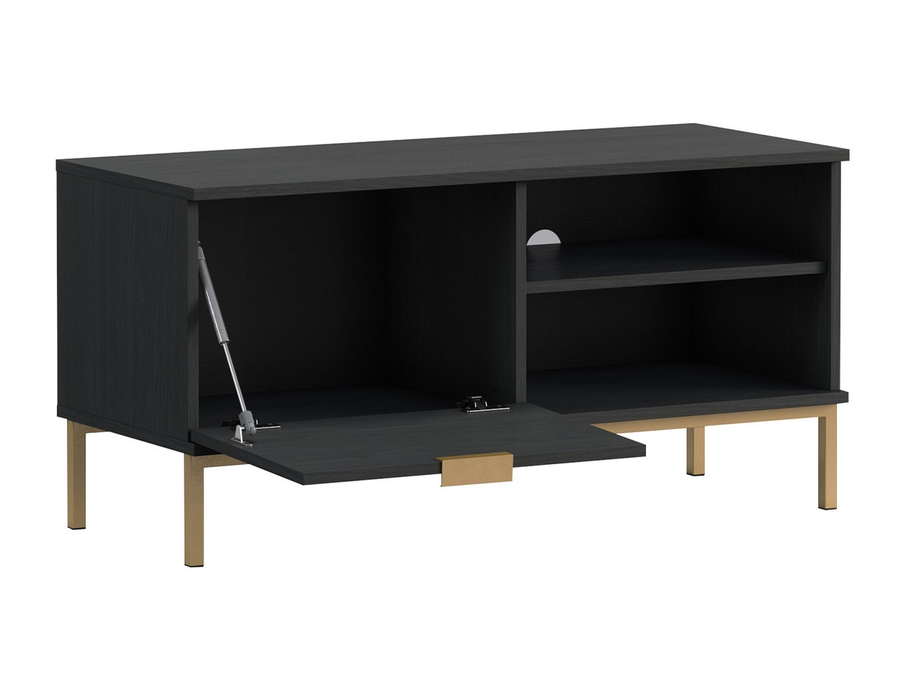 TV stand Providence R105 (Black oak + Golden)