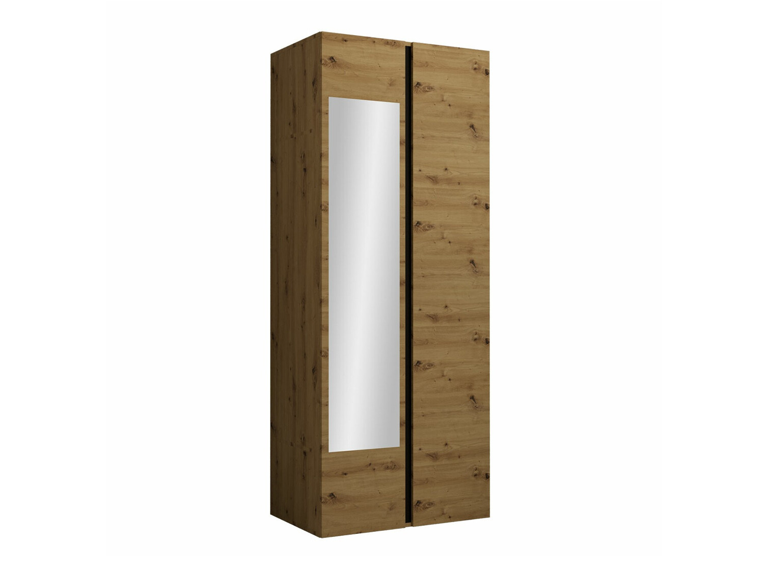 Ντουλάπα Pinis I (Artisan βελανιδιά + Μαύρο)