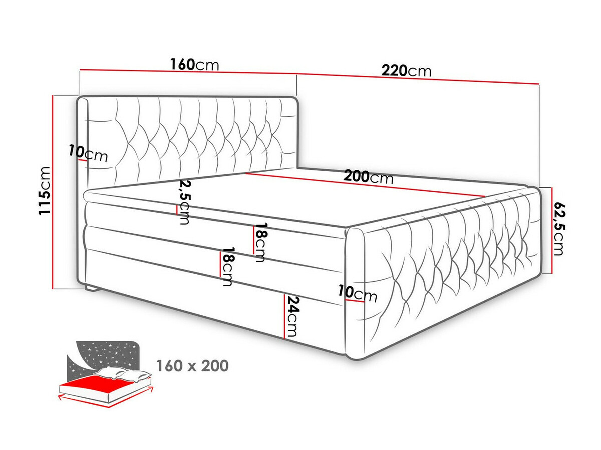 Continental bed Florum (Trinity 16)