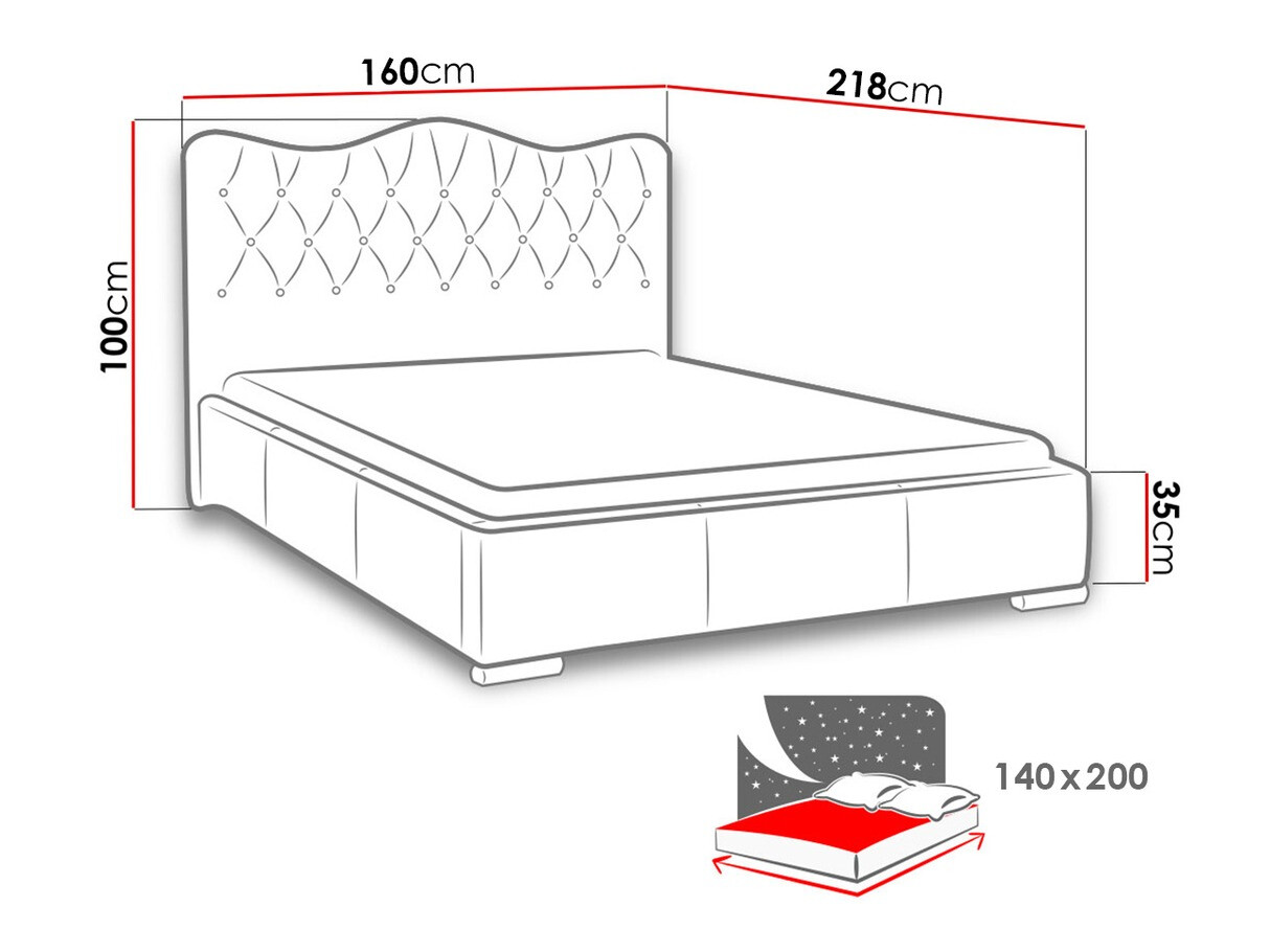 Κρεβάτι Atrium (Soft 017)