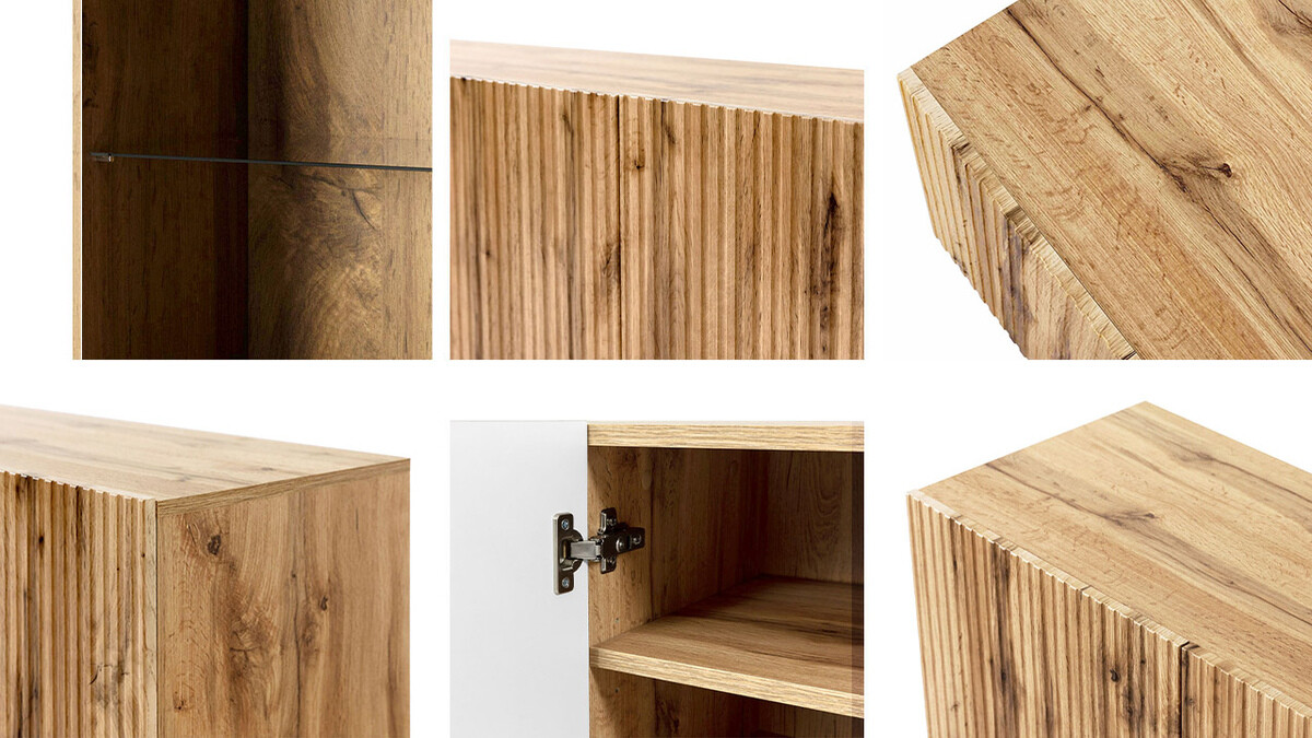 Έπιπλο τηλεόρασης Remeta 107 (Δρυς wotan)