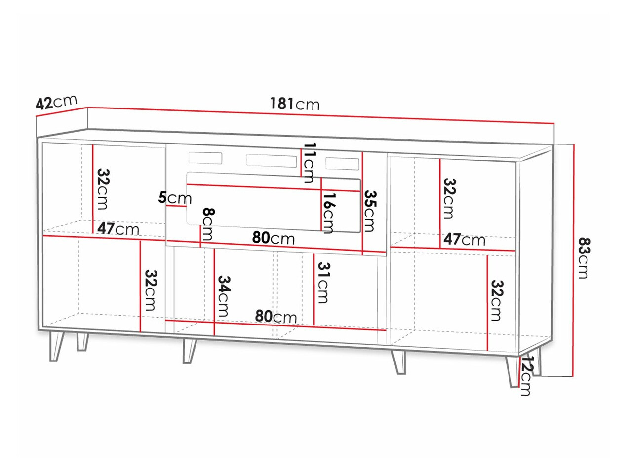 Μπουφέ Comes I (Δρυς wotan)