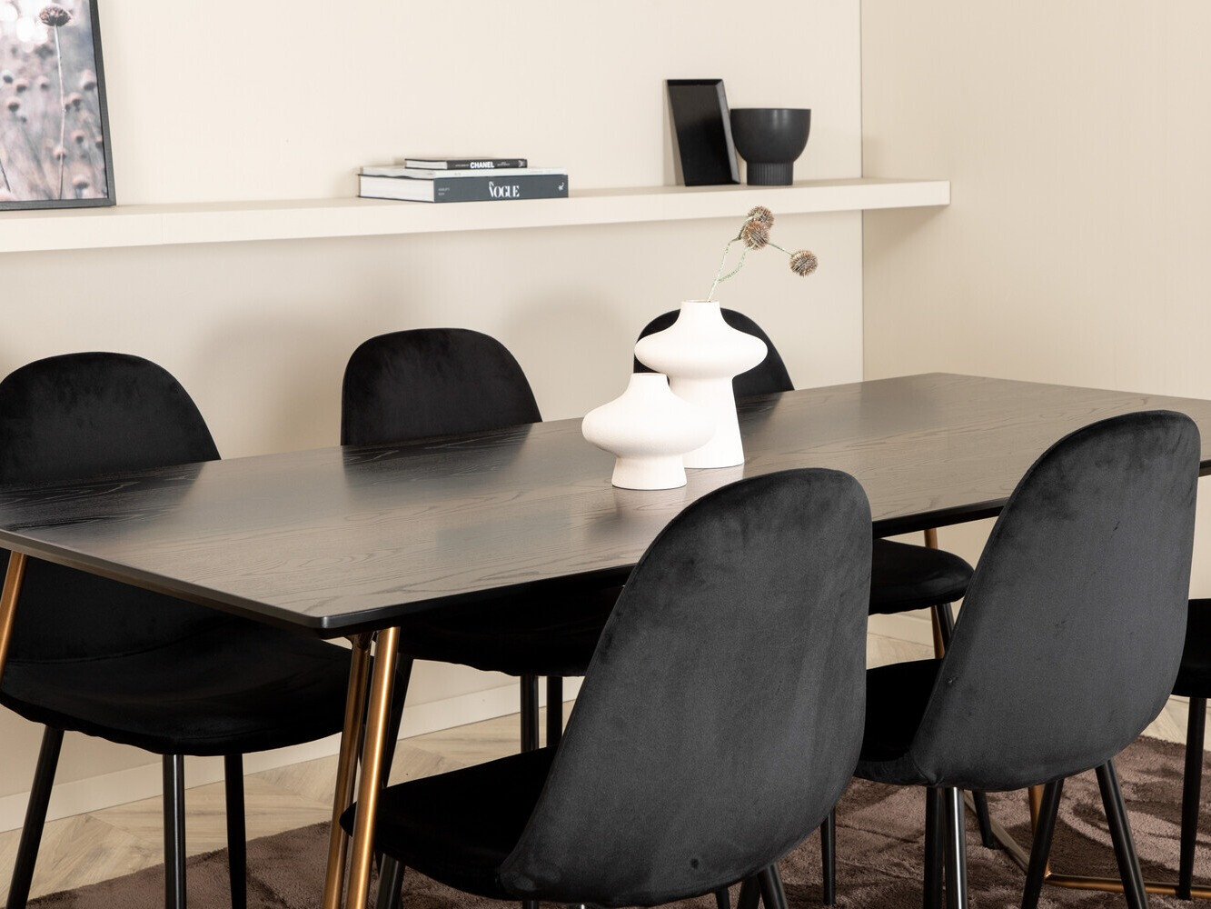 Dining set Dallas 2713 (Black)