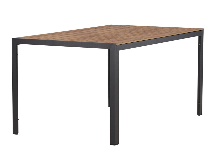 Τραπέζι εξωτερικού χώρου Dallas 2712 (Καφέ + Μαύρο)