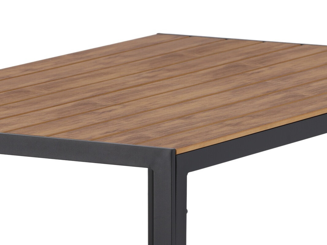 Τραπέζι εξωτερικού χώρου Dallas 2712 (Καφέ + Μαύρο)