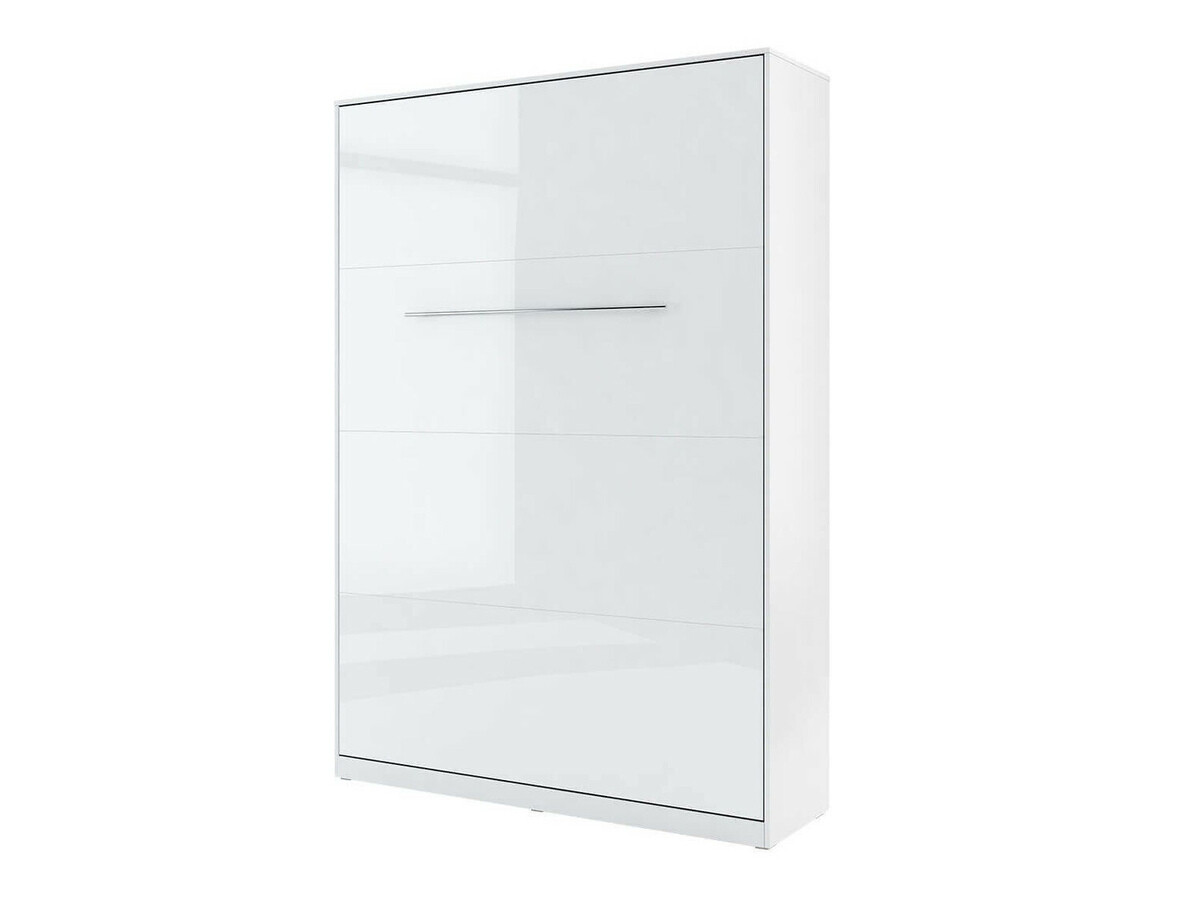 Wall bed Concept Pro Lenart III (White + Glossy white)