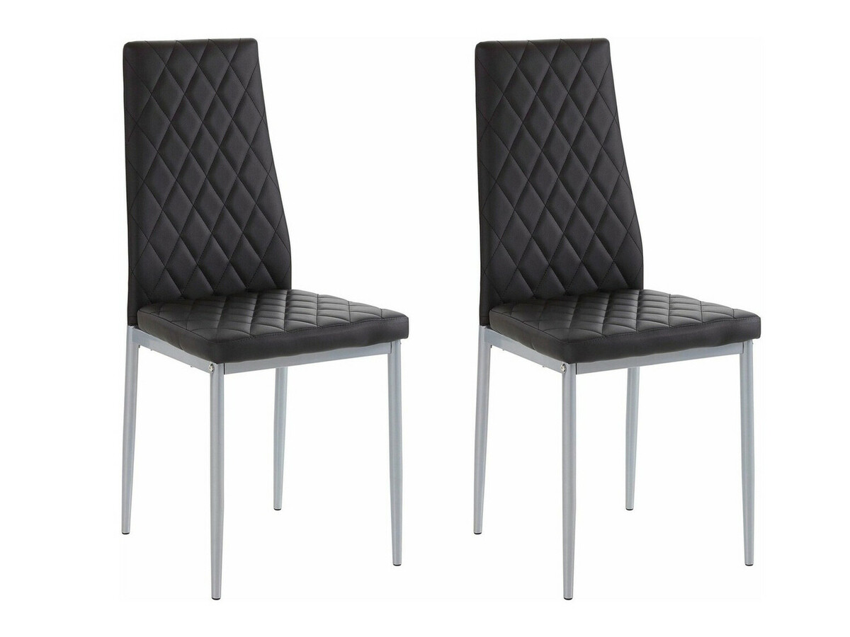 Σετ τραπεζαρίας Denton 1132 (Μαύρο + Δρυς)