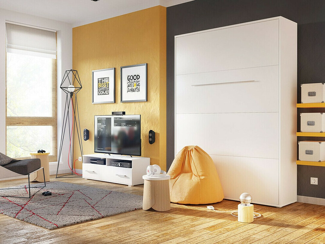 Wall bed Concept Pro Lenart III (White)