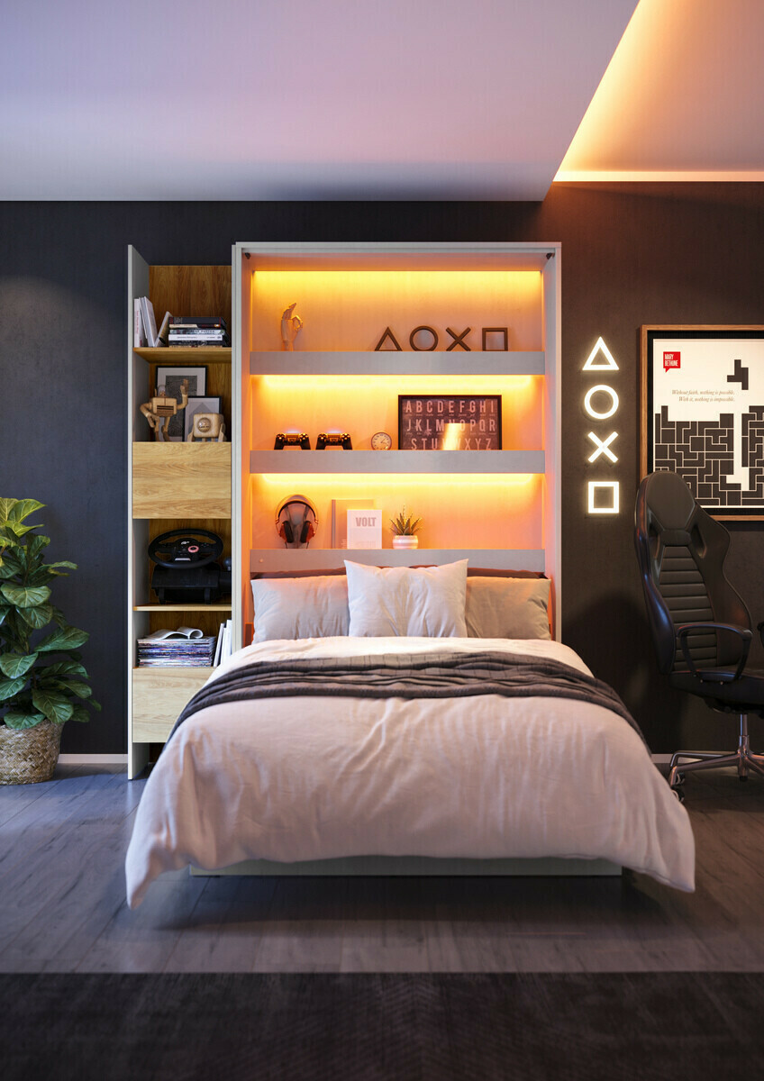 Κρεβάτι τοίχου Concept Pro Lenart I (120 x 200 cm)