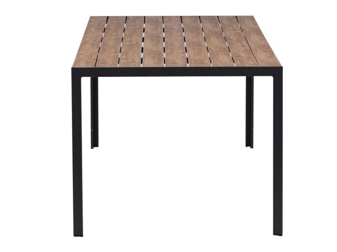 Τραπέζι εξωτερικού χώρου Dallas 3890 (Μαύρο + Καφέ)