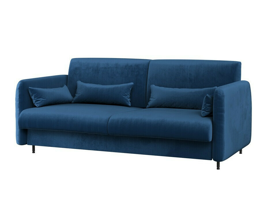 Furniture set Concept Lenart VI (Glossy white + White + Blue)